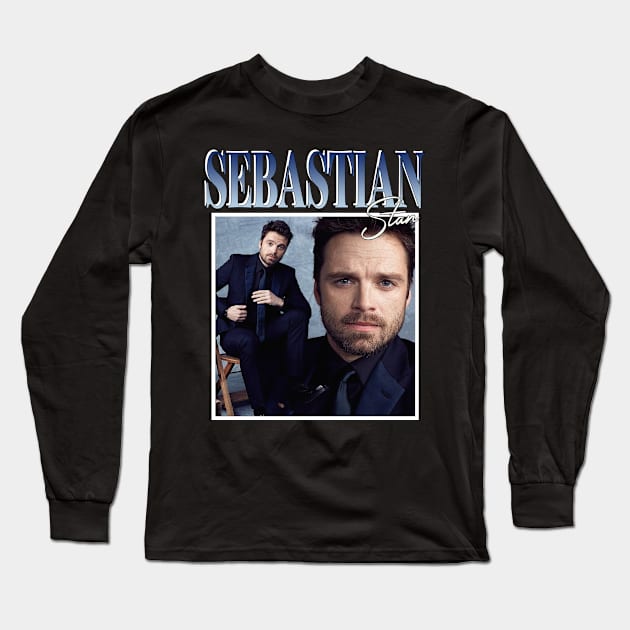 Sebastian Stan Long Sleeve T-Shirt by TeesBySilvia